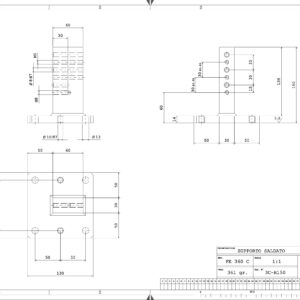SUPP150 - SUPPORTO FERRO SALDATO H-150