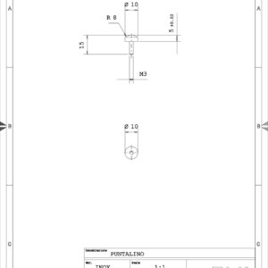 APPD - VITE APPOGGIO TESTA RAGG. M3 TIPO D NICHELATA