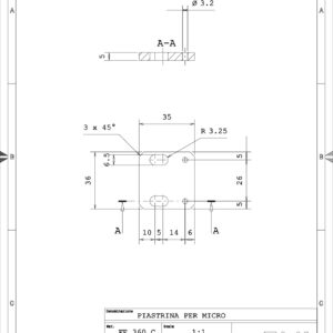 2F2A353650 - PIASTRINA PER MICRO 35X36 SP. 5