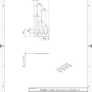 3A341601 - SHIM 3 ASOLE 34X16 SP. 0.1 INT.10
