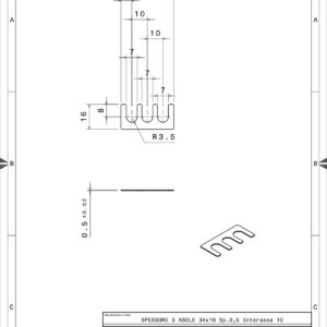 3A341605 - SHIM 3 ASOLE 34X16 SP. 0.5 INT.10