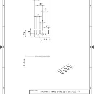 3A341610 - SHIM 3 ASOLE 34X16 SP. 1.0 INT.10