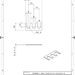 3A462005 - SHIM 3 ASOLE 46X20 SP. 0.5 INT.15