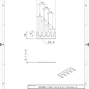 4A441601 - SHIM 4 ASOLE 44X16 SP. 0.1 INT.10