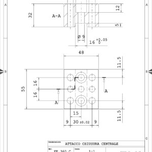 ATT554832 - ATTACCO CHIUSURA FRESAT CENTRALE