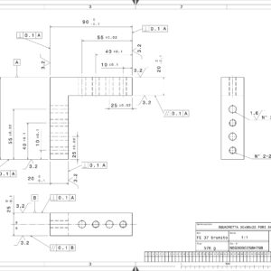 .SQ9090258H7M8 - SQUAD. 90X90X25X20 FORI 8H7 M8