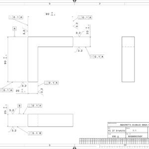 .SQ909025SF - SQUAD. 90X90X25X20 SENZA FORI