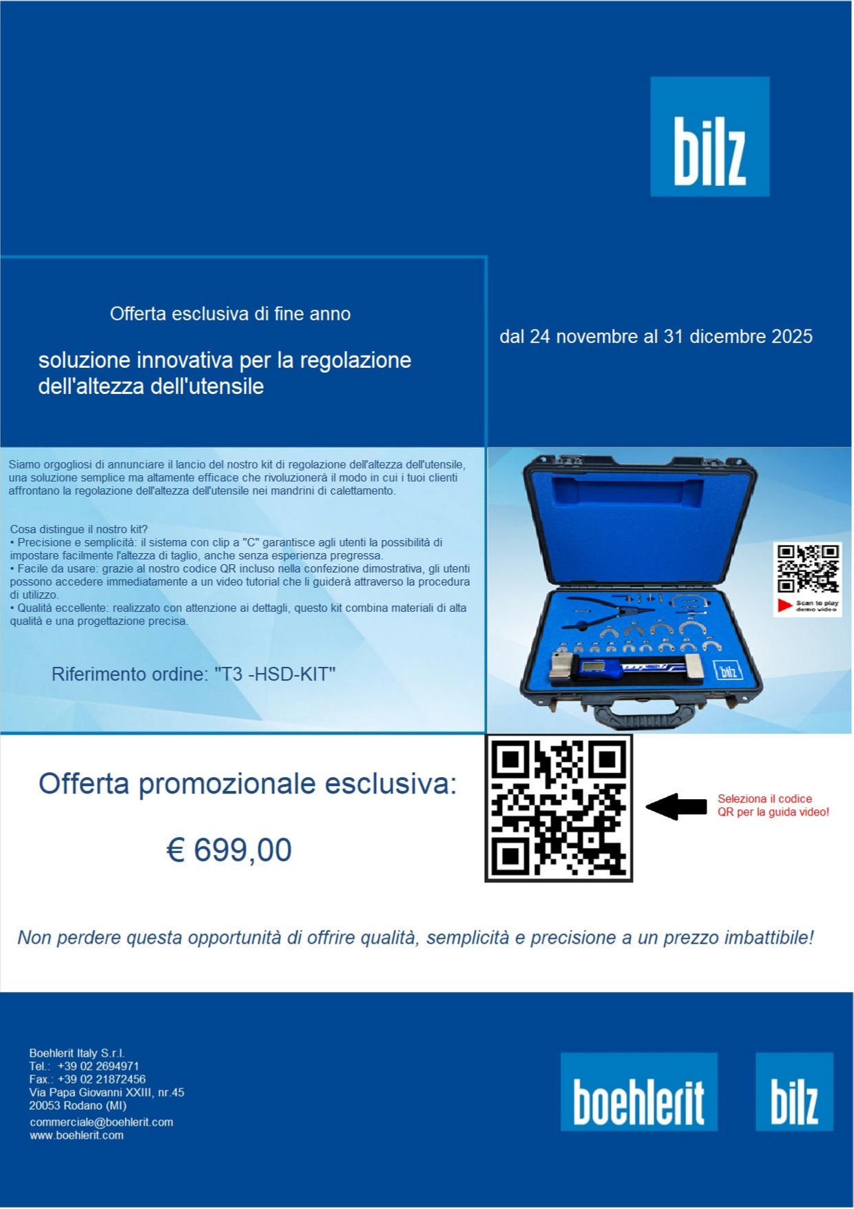 Bilz PROMO T3-HSD-KIT