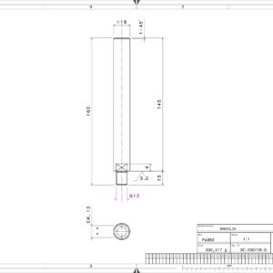 230779 - MANIGLIA DIAM. 18 L.160 M12